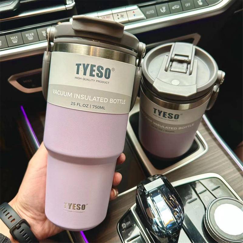 Tyeso Tumbler with Handle 600mL/750mL/900mL/1050mL/1200mL Stainless ...