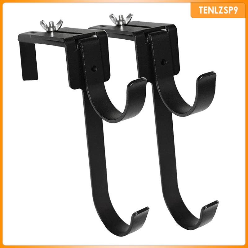 [tenlzsp9] 2x Pool Pole Hangers Pool Telescopic Rod Hook Strong