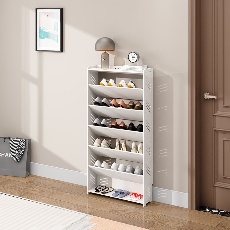 Simple Shoe Rack Entrance Shoe Cabinet Narrow Small Oblique Ultra-Thin ...