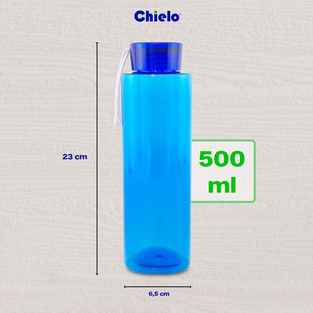 Chielo Botol Minum Premium Plastik 500 ML Pina Water Bottle BPA Free CHI-PINA - Gambar 3