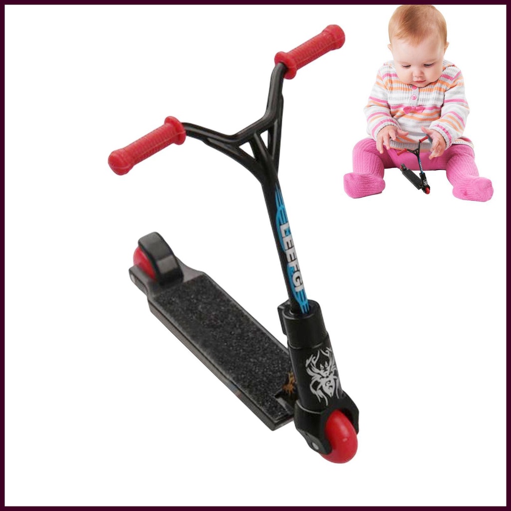 Mini Scooter Toy Finger Tiny Trick Scooter Mini Two Wheels Toy Tiny
