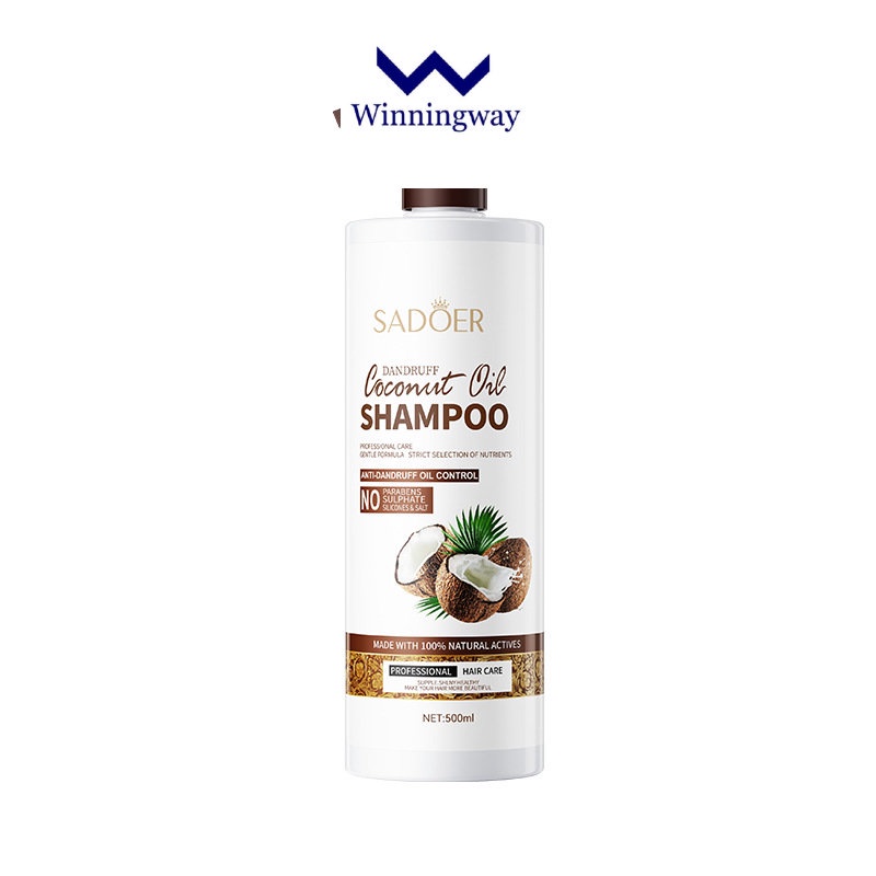 Coconut Shampoo SADOER Amino Acid Mild Cleansing Oil Control 500ml