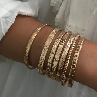 bracelet gold cuff - Prices and Deals - Apr 2024