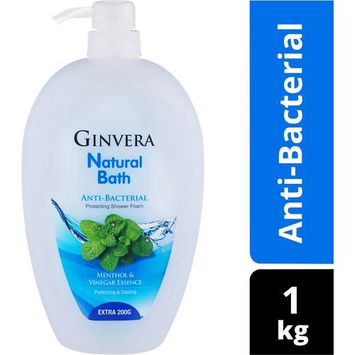 Ginvera Natural Bath Shower Foam Antibacterial Shopee Singapore