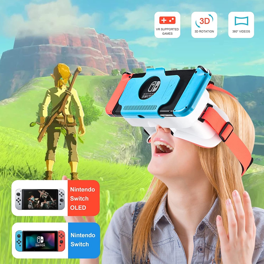 VR Headset for Nintendo Switch & Switch OLED 3D VR (Virtual