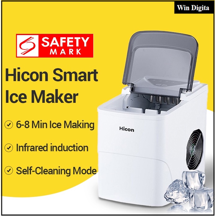 Hicon Ice maker Electric bullet cylindrical Ice machine Automatic