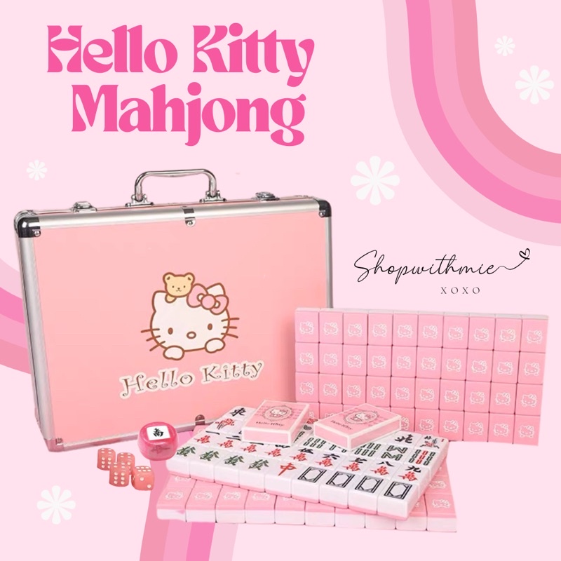 Hello Kitty Mahjong Set [Ready Stock] Shopee Singapore