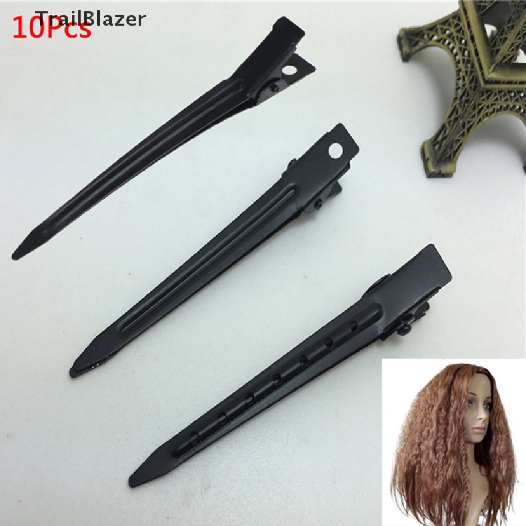 【TBSG】 10pcs professional metal hair clips sectioning salon