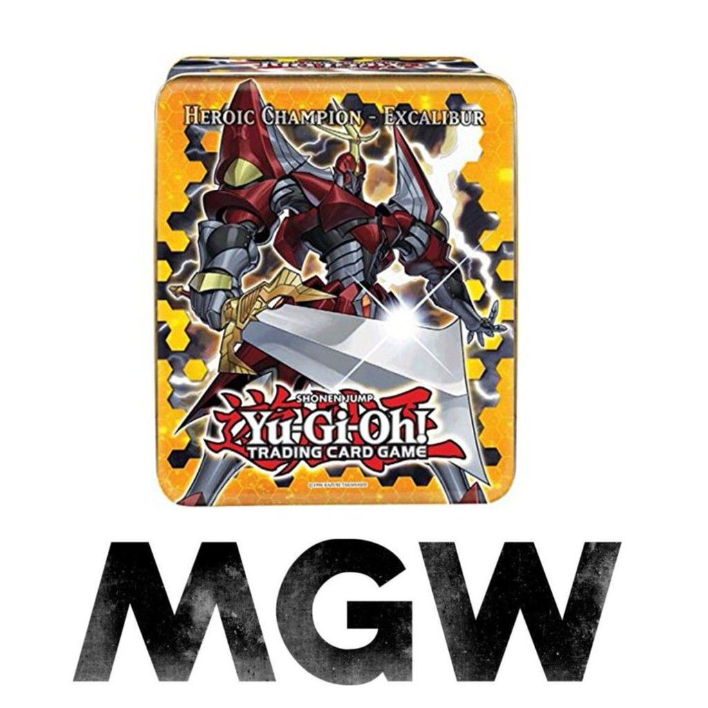 Yu Gi Oh! TCG Heroic Champion Excalibur Collectible Tin 2012 Brand New  Factory Sealed | Shopee Singapore