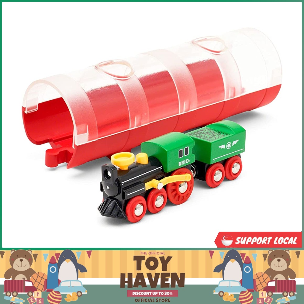 Brio steam cheap train and tunnel