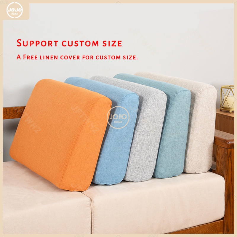 Sofa backrest cushion 35D high density sponge arc backrest cushion