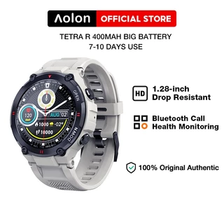 Aolon Tetra R Smart Watch Men Sports Fitness Tracker Bluetooth Call Music Control Phone Smart Watch Waterproof Women Smartwatch 400mah