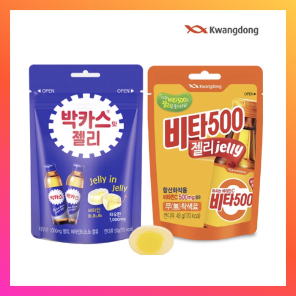 [Kwangdong]Vita 500 Jelly 48g Donga Bacchus Jelly 50g Korean Energy