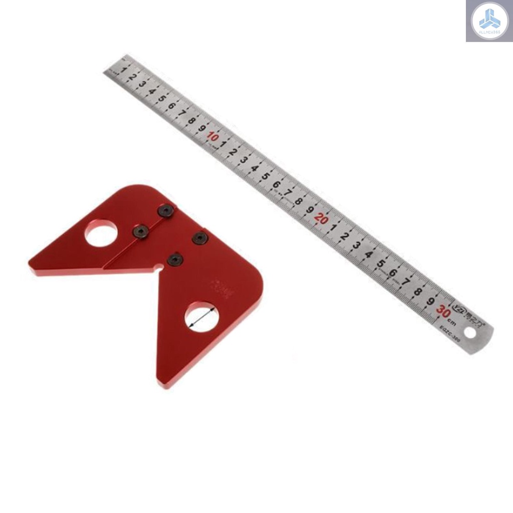 Center Scribe Center Finder Measuring Tool Woodworking Line Caliber