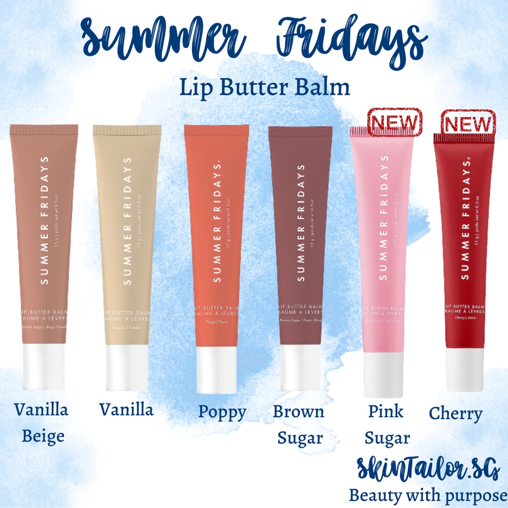 Summer Fridays Lip Butter Balm Vanilla Beige Vanilla Poppy Brown   Sg 11134201 23030 Iqtxea72szov9c