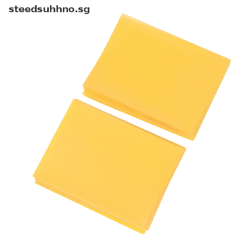 STE 100PCS Matte Colorful Standard Size Card Sleeves TCG Trading Cards