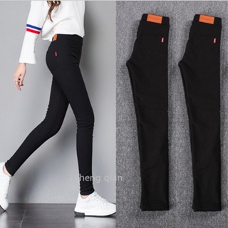 Plus Size M-5XL Long Legging Pants Women Casual Black Office Tight Skinny  Stretchable Formal Harem Woman Korean Style Ladies Trousers Black Grey