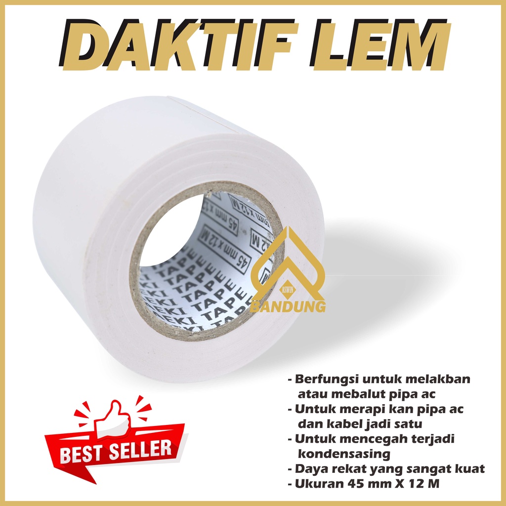 Daktif AC Glue Duct TAPE Ac Pipe Duct Tape Ac Pipe Wrapping