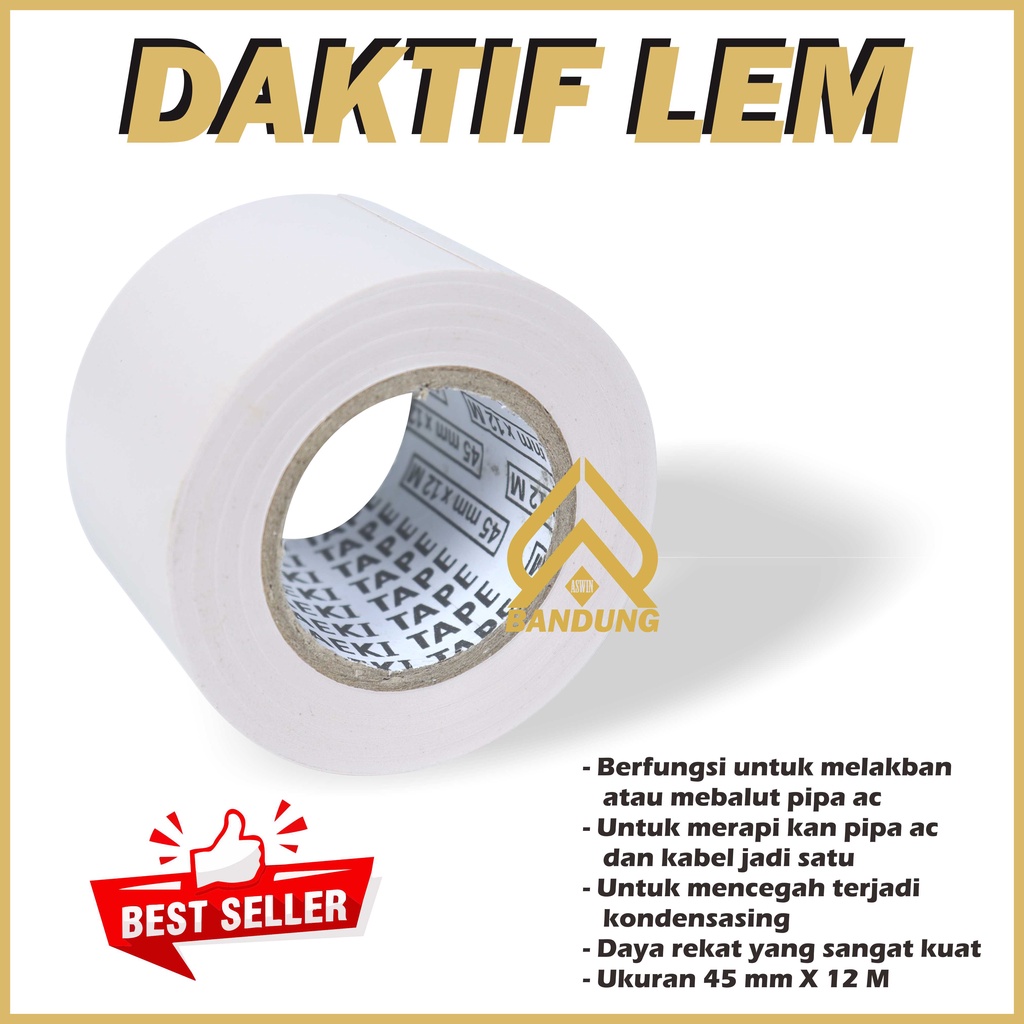 Daktif AC Glue | Duct TAPE | Ac Pipe Duct Tape | Ac Pipe Wrapping ...