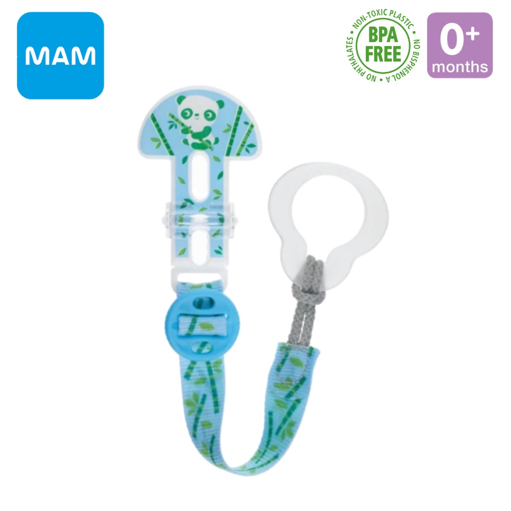 MAM Clip It! Baby Pacifier Chain Pacifiler Holder (Single Pack