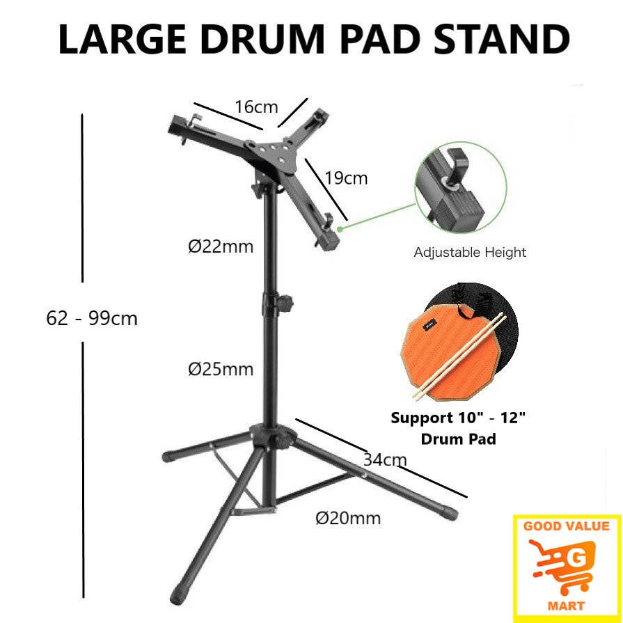 Good Drum Pad Stand Snare Drum Stand Adjustment Floor Drum Stand Drum