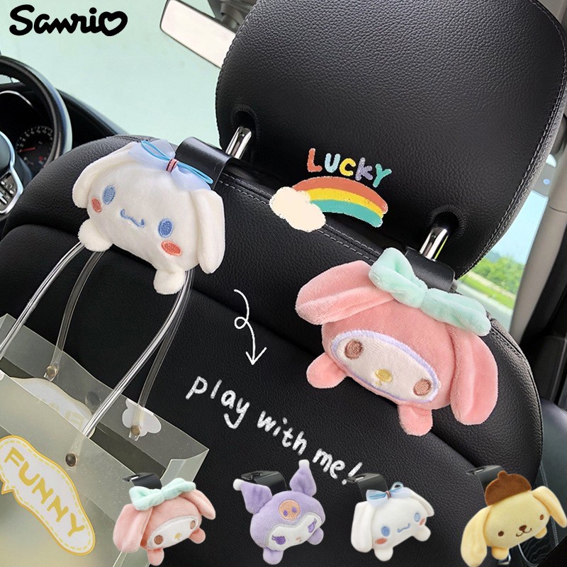 Sanrio Cute Car Plush Hook Multi Functional My Melody Kuromi ...