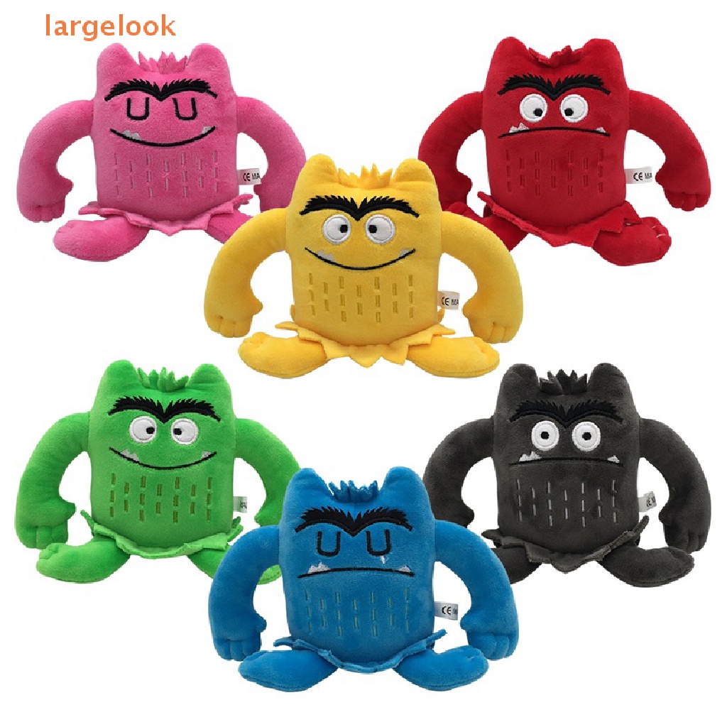 [largelook] The Color Monster Plush Doll Toy Kids Baby Appease Emotions ...