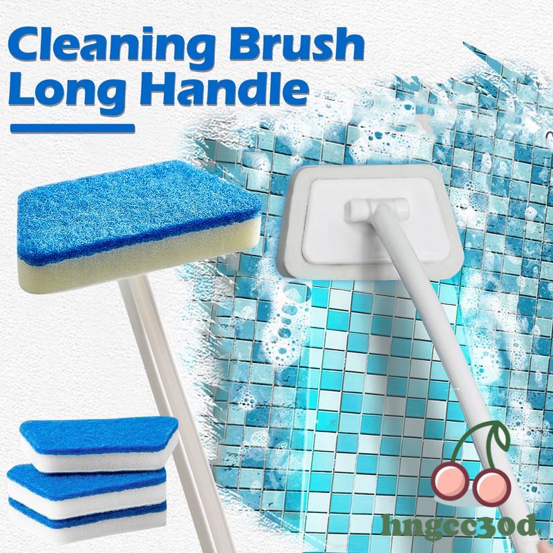 MultiFunctional Bathroom Wall Brush Long Handle Removable Household