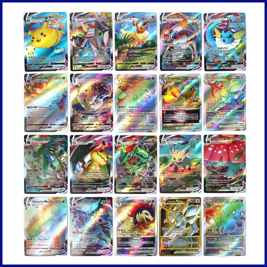 Pokemons Card Shining Cards Magic Battle Carte Trading Children Toy ...