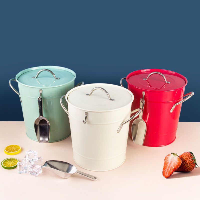 4 Liter Double Wall Ice Bucket,Ice Bucket For Cocktail Bar,Ice Buckets ...
