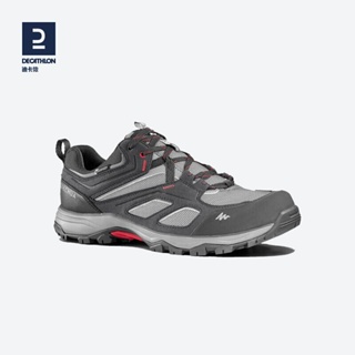 Men's Waterproof Mountain Walking Shoes - MH500 Mid Brown QUECHUA