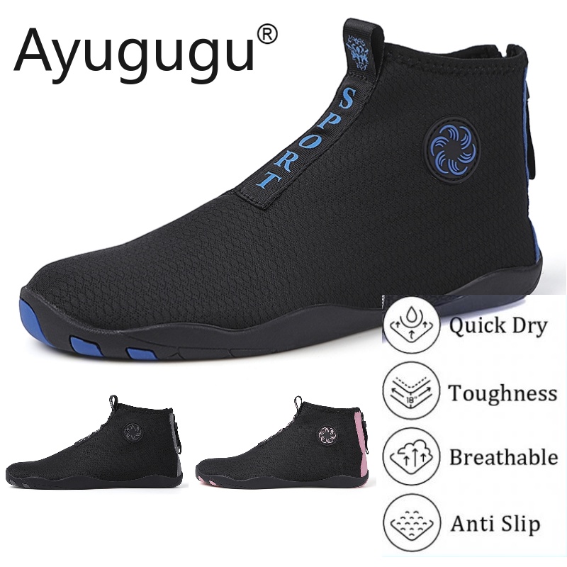 2023 High Top Water Shoes Pool Anti Slip Aqua Shoes Snorkeling Swimming