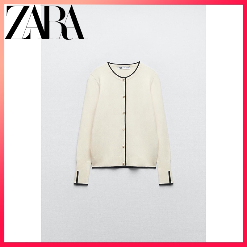 ZARA spring new women's clothing sweater knitted cardigan