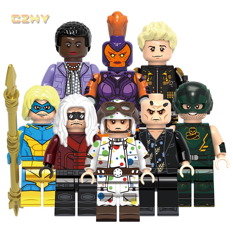 Super Heroes Suicide Squad Amanda Waller Thinker Javelin Savant Mongul Mini Building Blocks