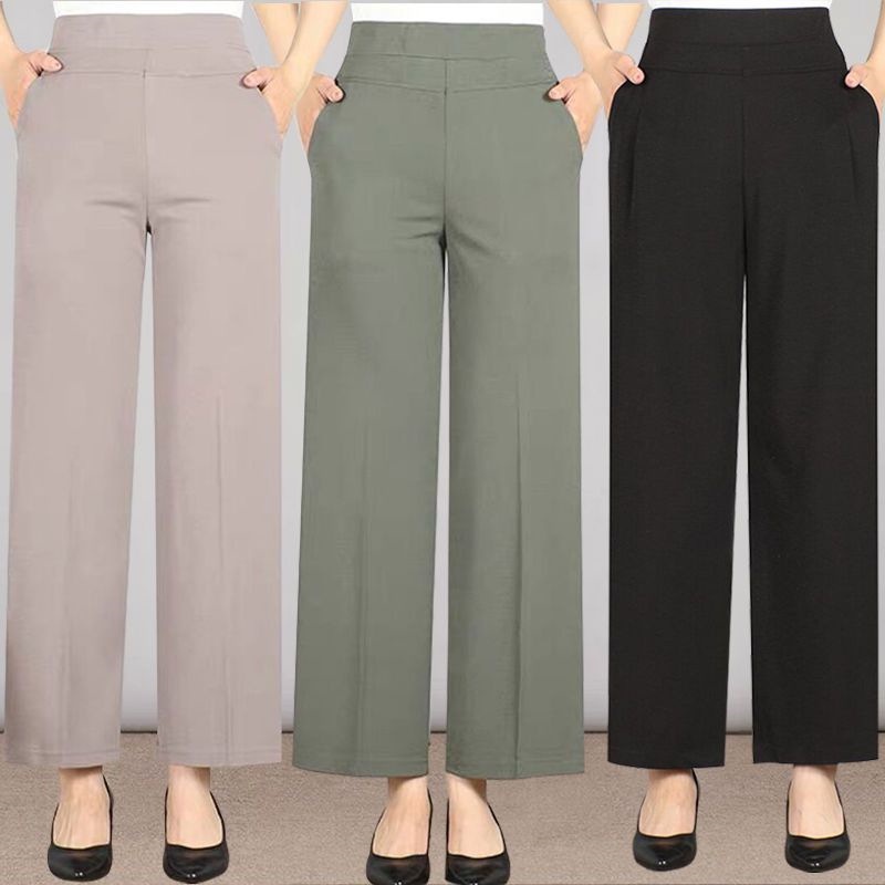 Sivali Loose Pants 332 Trousers Women [PART 1] Anti-Wrinkle Pants - Women's  Culottes - Formal/Casual Office Pants