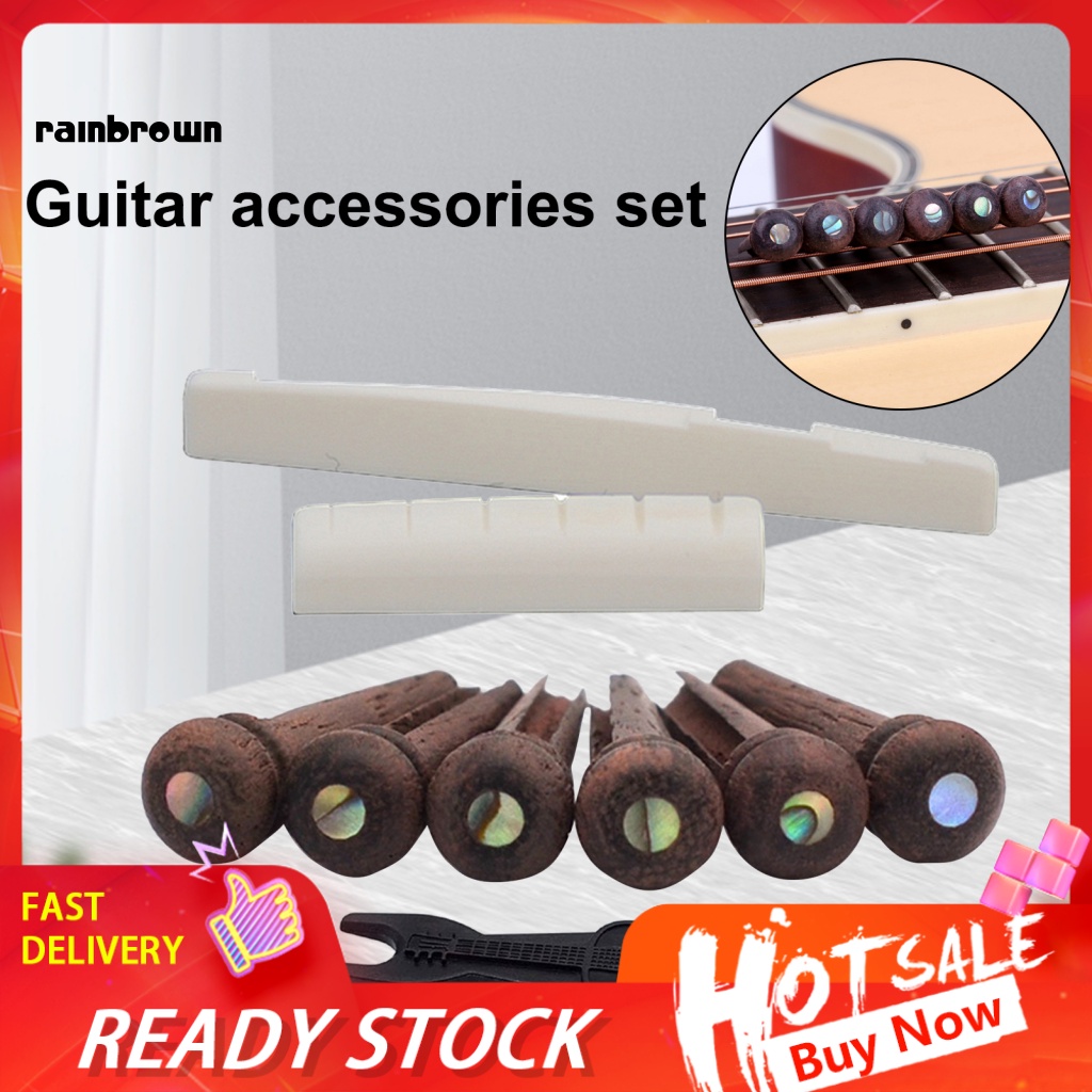 Guitar Bone Pin Solid Improve Tone Compact String Acoustic Guitar Bone