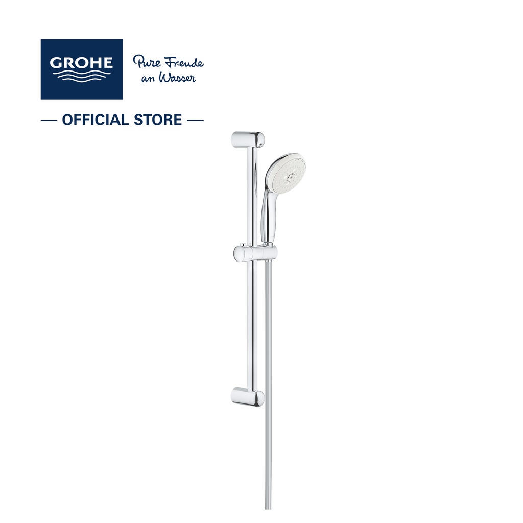 [GROHE Shower Bundle] Tempesta 100 Shower Rail Set (4 Spray) with Bath