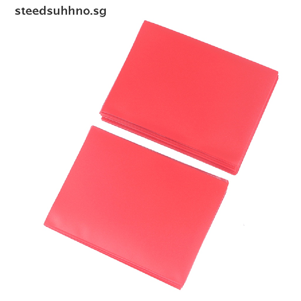 STE 100PCS Matte Colorful Standard Size Card Sleeves TCG Trading Cards