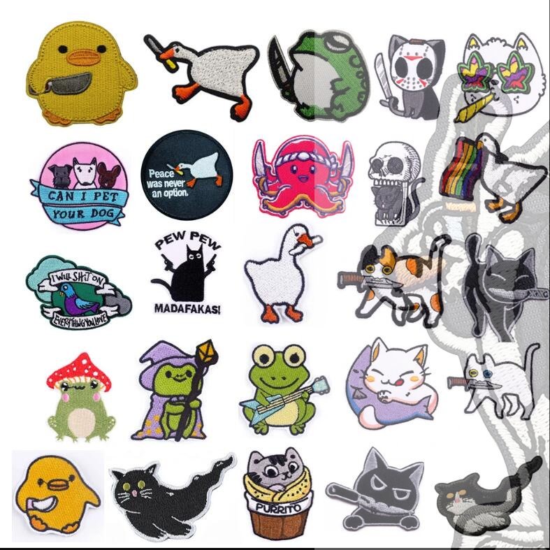 New Product Anime Velcro Patch JERRY AND TOM JERRY AND TOM Cat AND