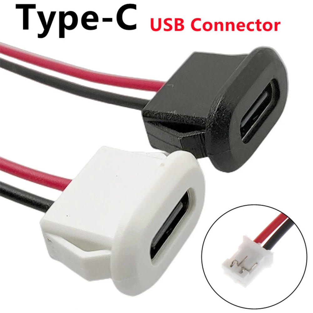 USB Type C Connector TypeC With Card Buckle Female 3A High Current Fast Charging Jack Port USB