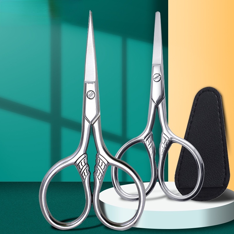 Stainless Steel Makeup Grooming Small Scissors Eyebrows For Manicure ...