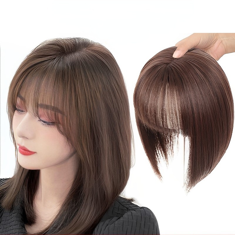 Hair Toupee Hair Patch on the Top of the Head for Women's Invisible