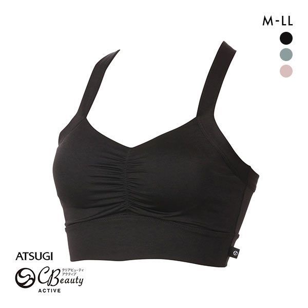 ATSUGI Clear Beauty Active smooth fit yoga sports bra wireless (Sizes M ...