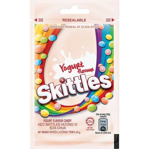 Skittles Yogurt Candy Bag 40g Shopee Singapore