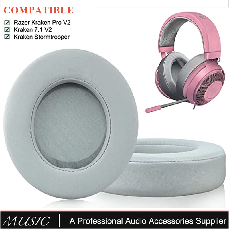 Replacement Gel Ear Pads for Razer Kraken Pro V2, Kraken 7.1 V2, Kraken