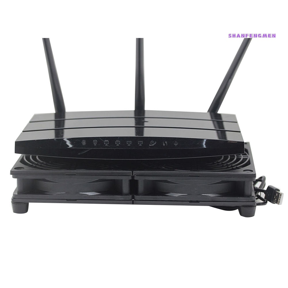 [Sanfu] Router Cooling Fan Stand 5V 12CM USB SetTop Box Broadband Cat