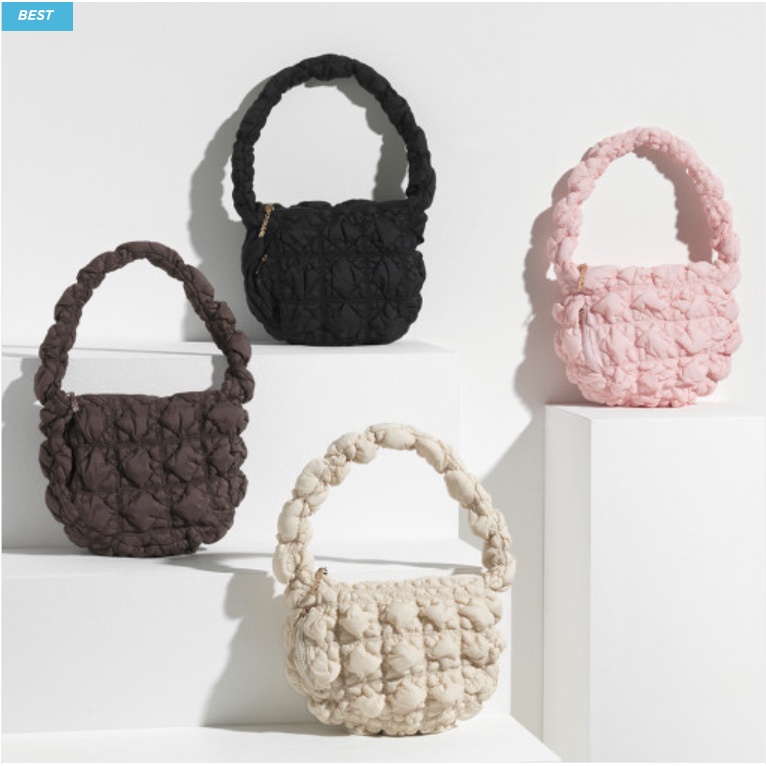 Carlyn soft M bag (9 colors) black, beige / korea fashion Shopee