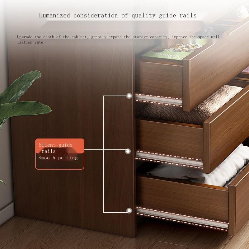 Cheap + Fast Chest of drawers storage cabinet solid wood color simple ...