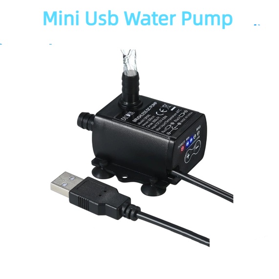 Decdeal Usb Brushless Water Pump Ultra Quiet Mini Dc V Mini Water Oil Pump Waterproof