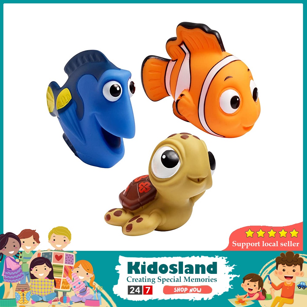[sgseller] The First Years Disney Baby Bath Squirt Toys, Finding Nemo